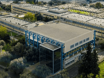 Aerial image of Campus II of the University of West Attica (UNIWA)