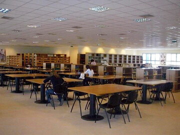 Image of the library of the University of West Attica (UNIWA)